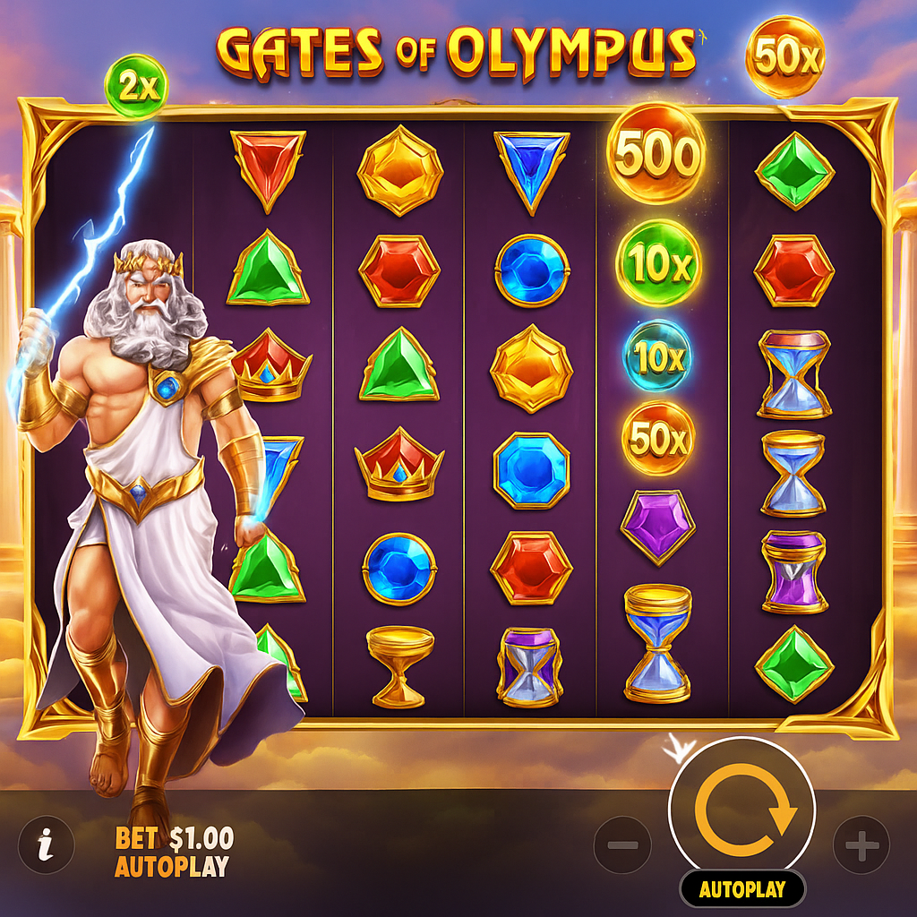 DivaSpin - Gates of Olympus Slot - Jeu mythologique grec